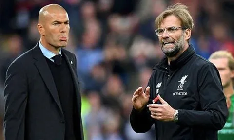 Phong cách hoàn toàn khác biệt của Zidane và Klopp
