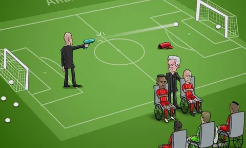 Hí họa Zidane bắn hạ Bayern ngay tại Allianz Arena
