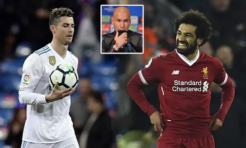 Zidane tuyên bố sẽ không đổi Ronaldo lấy Salah