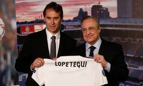 Bị nhiều HLV từ chối, Perez mới mời Lopetegui về dẫn dắt Real