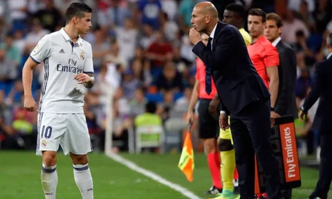 Zinedine Zidane: "Tôi không hề muốn James Rodriguez đến Bayern Munich"