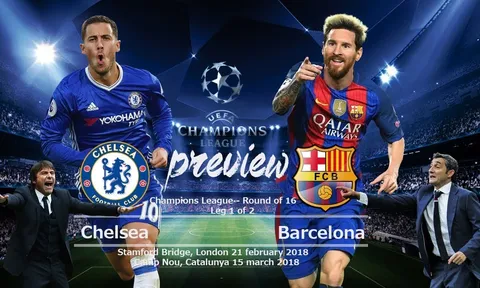 02h45 ngày 21/02, Chelsea vs Barcelona: Oan oan tương báo