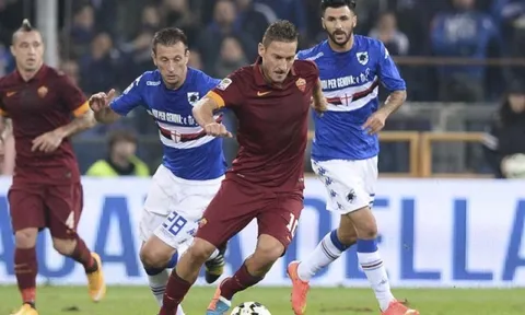 03h00 ngày 20/1, AS Roma vs Sampdoria: Sói và mồi ngon
