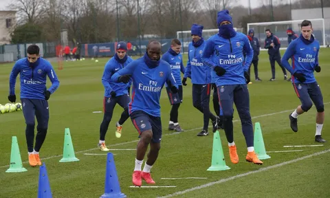 Bầu không khí u ám bao trùm buổi tập của PSG