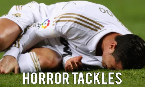 10 lần Cristiano Ronaldo bị triệt hạ ghê rợn
