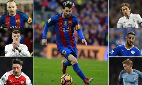 10 Playmaker xuất sắc nhất của bóng đá đương đại