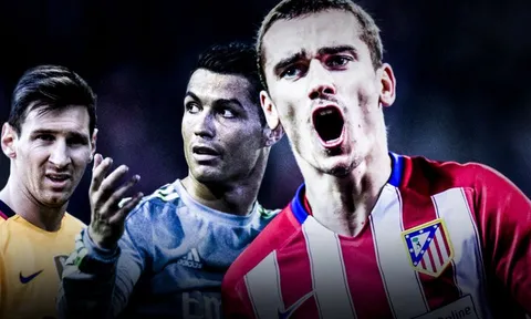 10 tiền đạo có mức độ đóng góp nhiều nhất La Liga: Vắng bóng Griezmann