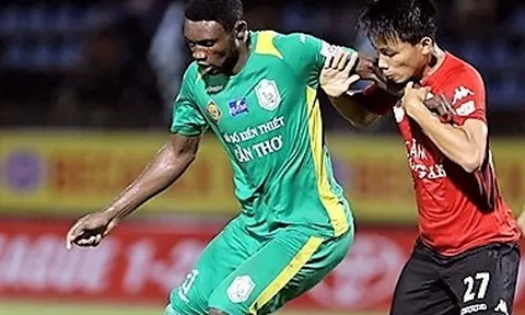 Nsi lập cú đúp, Cần Thơ có chiến thắng đầu tiên ở V-League