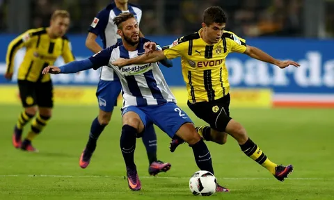 21h30 ngày 11/03, Hertha Berlin vs Dortmund: Trận cầu 6 điểm