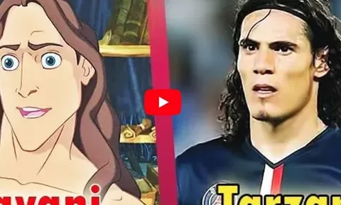 25 cầu thủ có gương mặt giống hệt nhân vật hoạt hình và phim ảnh