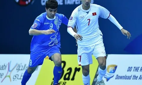 Để thua Uzbekistan, ĐT futsal Việt Nam vẫn chưa thể "rửa hận" cho U23 Việt Nam