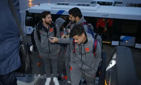 Dàn sao Barca đổ bộ Las Palmas