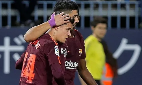 Cựu song sát Liverpool nổ súng, Barca thắng dễ trên sân khách