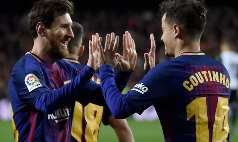 Coutinho lập công, Barca hẹn Sevilla ở Chung kết Cúp nhà Vua