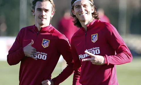 Chùm ảnh: Griezmann tươi rói trước trận chiến với Deportivo