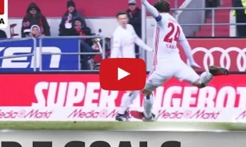 5 bàn thắng đẹp nhất vòng 18 Bundesliga