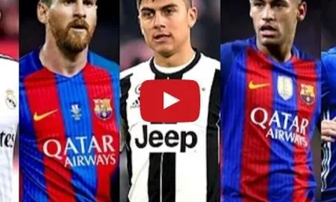5 cầu thủ rê bóng đỉnh nhất mùa 2016/17