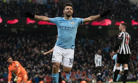 Kun Aguero lập hattrick, Man City nhấn chìm Newcastle trên sân nhà