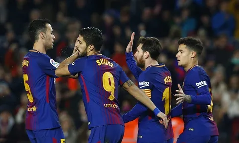 Barca vùi dập hàng xóm không thương tiếc