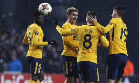 Song sát lên tiếng, Atletico thắng dễ trên đất Đan Mạch