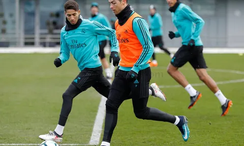 Ronaldo dốc sức tập luyện