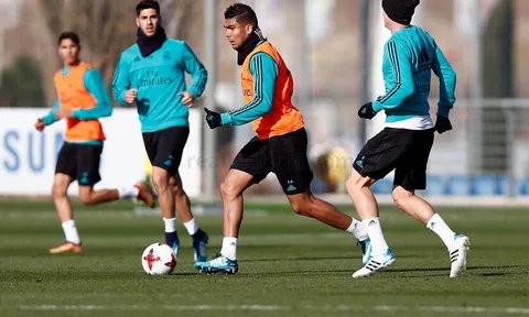 Buổi tập đầu năm của Real Madrid