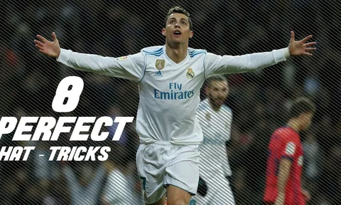 8 cú hattrick hoàn hảo của Cristiano Ronaldo