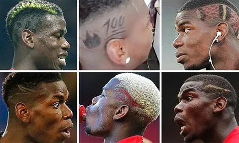 8 lần Pogba đổi kiểu tóc sành điệu ở MU
