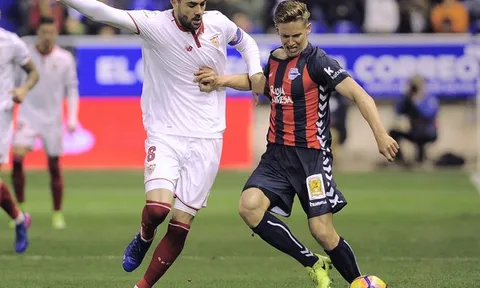 Chùm ảnh: Sevilla tự đầu hàng trong cuộc đua vô địch La Liga