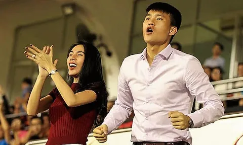 Thủy Tiên mãi mãi một tình yêu với đội bóng của Công Vinh