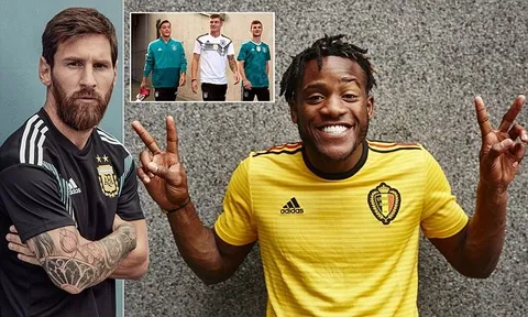 Adidas tung loạt áo đấu ở World Cup, Argentina lần đầu diện 'cây đen'