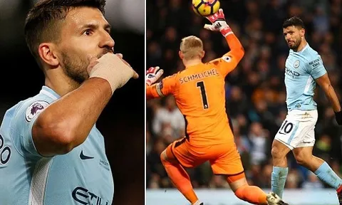 Aguero lập poker, De Bruyne hat-trick kiến tạo, Man City diệt gọn "Bầy cáo"