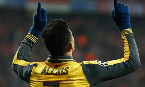 Alexis Sanchez san bằng tỷ số 1-1 cho Arsenal (West Brom vs Arsenal)
