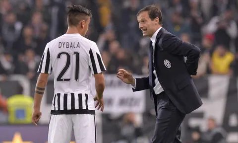 Allegri bác tin mâu thuẫn với Dybala