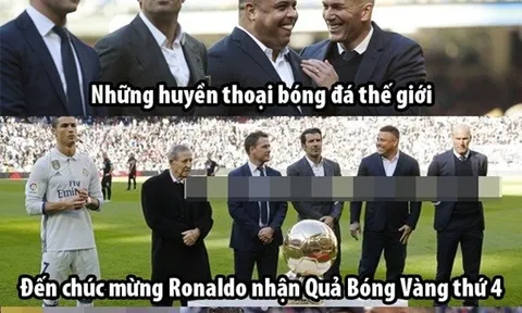 Ảnh chế: Ngày CR7 đi vào ngôi đền HUYỀN THOẠI; Lộ diện linh hồn đích thực của Quỷ đỏ