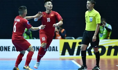 Ngược dòng đánh bại Đài Bắc Trung Hoa, ĐT futsal Việt Nam vào tứ kết