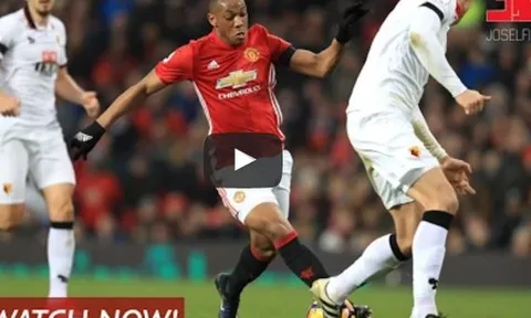 Anthony Martial rất bùng nổ trong trận Man United 2-0 Watford