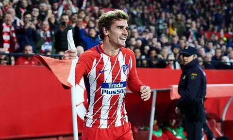 Antoine Griezmann bùng nổ ở trận gặp Sevilla