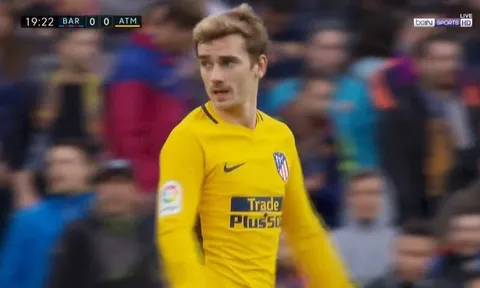 Antoine Griezmann thể hiện ra sao vs Barcelona?