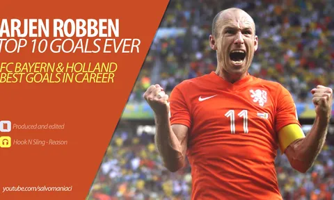 Arjen Robben & 10 bàn thắng Arsenal cần xem lại