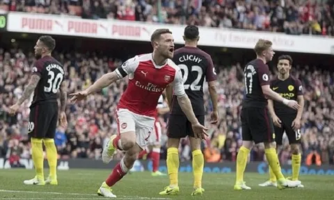 Arsenal 2-2 Man City (Vòng 30 - Ngoại hạng Anh)