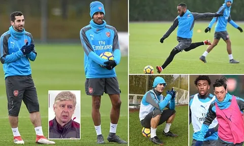 Aubameyang cho đồng đội hít khói, sẵn sàng tạo nên bộ tứ L-M-A-O