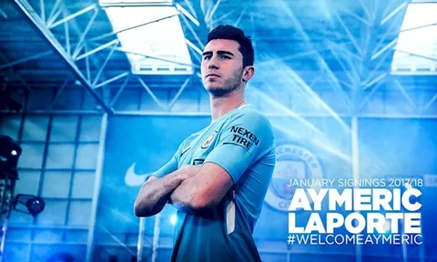 Aymeric Laporte ở đâu trong Top 10 hậu vệ đắt giá nhất mọi thời đại?