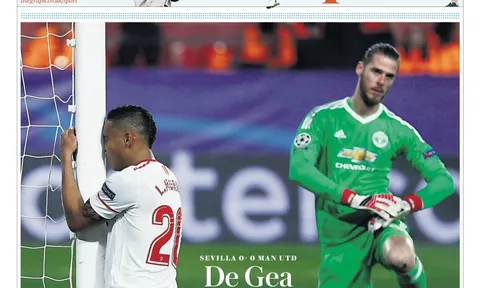 Báo Anh: Ơn giời, người hùng De Gea