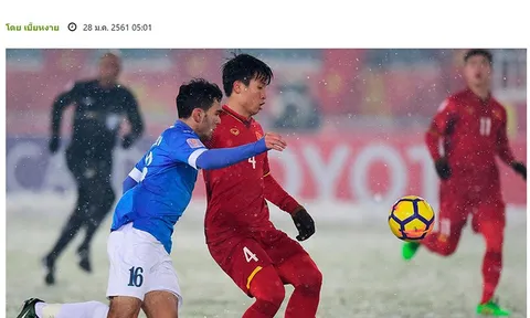 Báo Thái Lan: "Ngưỡng mộ, ghen tị và U23 Việt Nam đừng bỏ chúng tôi"