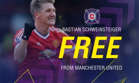 CHÍNH THỨC: Schweinsteiger chia tay Man United