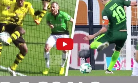 Batshuayi, Kalou và top 5 bàn thắng đẹp nhất vòng 27 Bundesliga