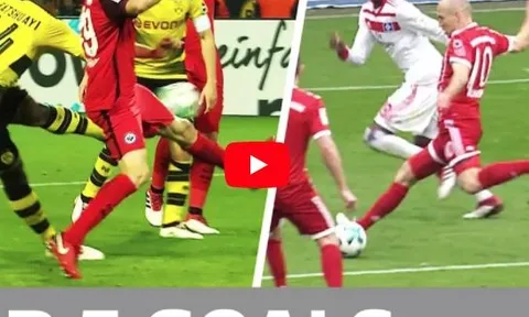 Batshuayi, Robben, Ribery và top 5 bàn thắng đẹp nhất vòng 26 Bundesliga
