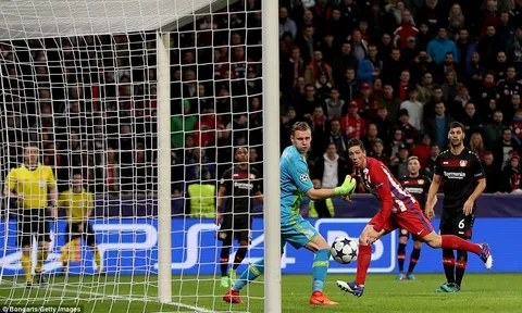 Bayer Leverkusen 2-4 Atletico Madrid (Vòng 16 đội Champions League)
