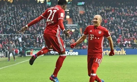 Bayern khiến người hâm mộ lo lắng trước trận "đại chiến" Arsenal